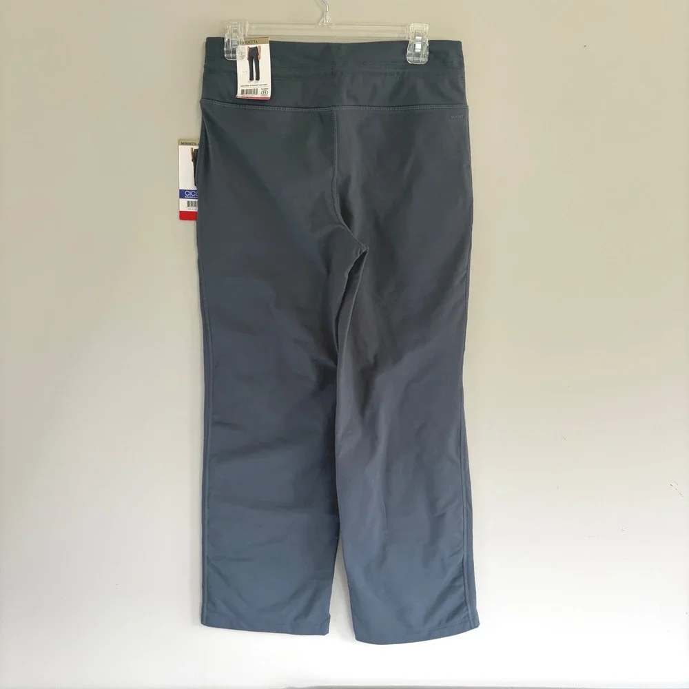Mondetta High Rise Straight Leg Pants‎ Gray Recycled Polyester Spandex Medium